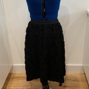 CeCe Sportswear Black midi skirt